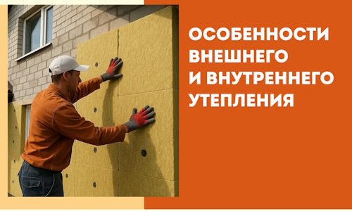 Какие особенности внешнего и внутреннего утепления в Подольске