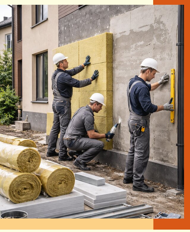 Утепление таунхауса в Подольске от 7501 руб/м2 — комплекс под ключ | ТепломастерПдл