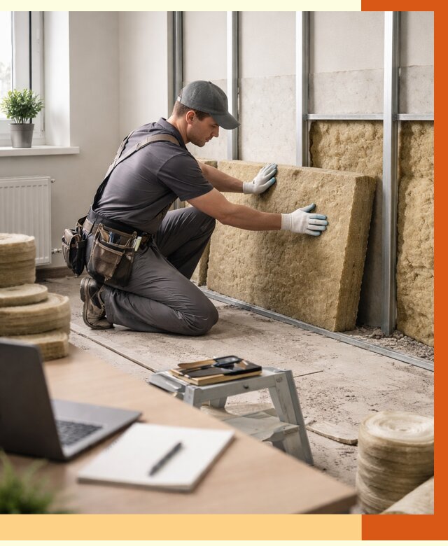 Утепление офиса в Подольске от 4688 руб/м2 — комплексное утепление офиса под ключ | ТепломастерПдл