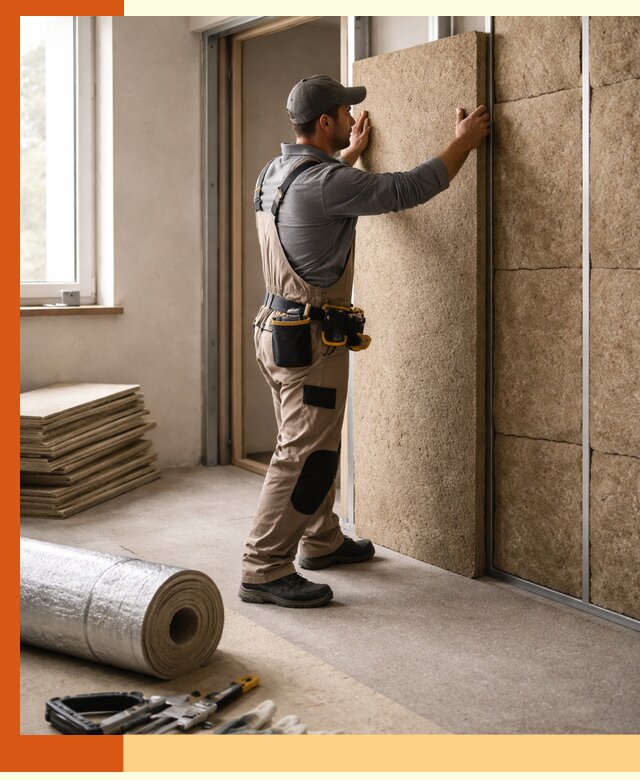 Шумоизоляция дома в Подольске — комплексная защита от шума