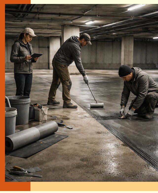 Гидроизоляция паркинга в Подольске: качественная защита зданий