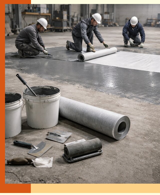 Гидроизоляция промышленного пола в Подольске — защита и долговечность